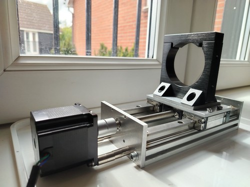 Metal cnc axis - metal, 130mm