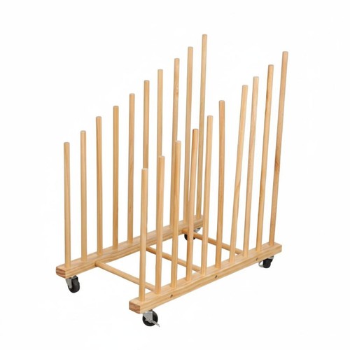 Mobile art drying rack stable - rack,