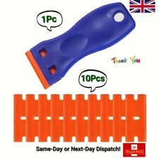 Plastic Scraper tool 1Pc+10* Car Sticker Remover Glass Paint Grease Dirt Cleaner
