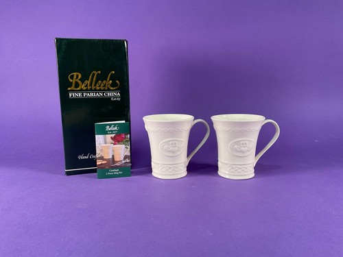 Belleek claddagh 10oz mugs - belleek,