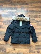 Canada Goose Wyndham Parka | Black / Red Badge | FAST DELIVERY 🚚 |  Brand New ✅
