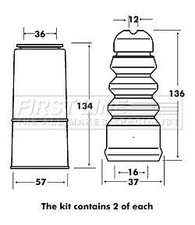 Genuine First Line Strut