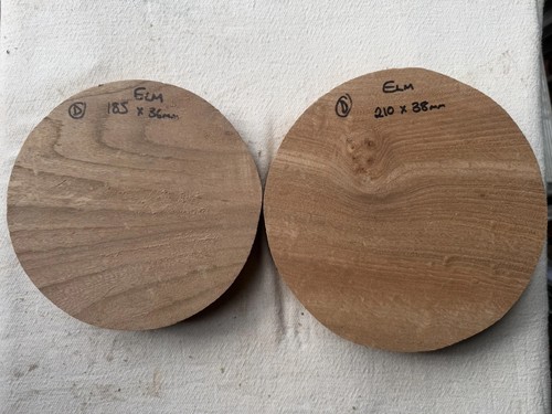 Elm woodturning bowl - elm,