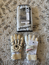 Uhlsport Goalkeeper Gloves Eliminator Supersoft Comfort HN WHite/Black/Red 6
