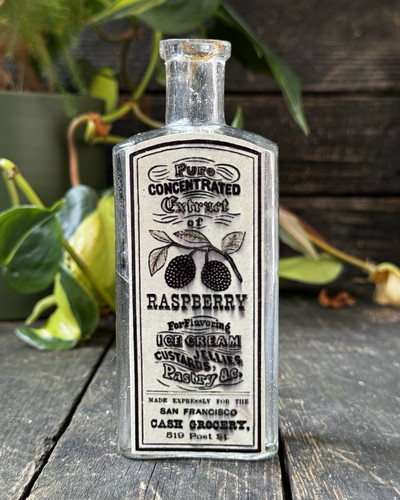 Vintage antique glass bottle - vintage/antique,