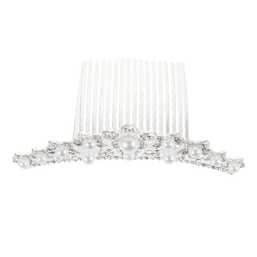 Pearl tiara for bride hair - tiara,