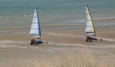Photo 6x4 Sand Yacht Racing St