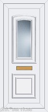 WHITE FULL HEIGHT UPVC DOOR