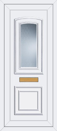 White full height upvc - white,