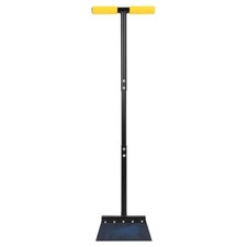 Garden Weed Remover Shovel with Handle Outdoor Cleaning Metal Scraper Yard