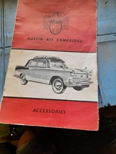 AUSTIN A55 CAMBRIDGE ACCESSORIES LEAFLET