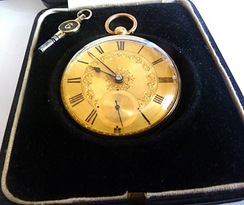18k solid gold - 18k, pocket