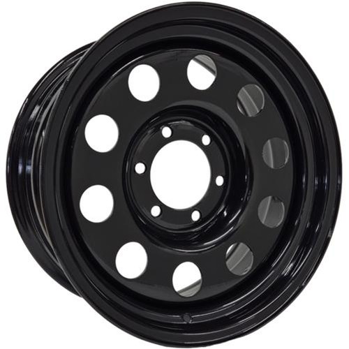 17x8 black modular steel - black,