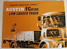 AUSTIN FG K100 LOW LOADER TRUCK BROCHURE. 4 PAGES  #2088/B