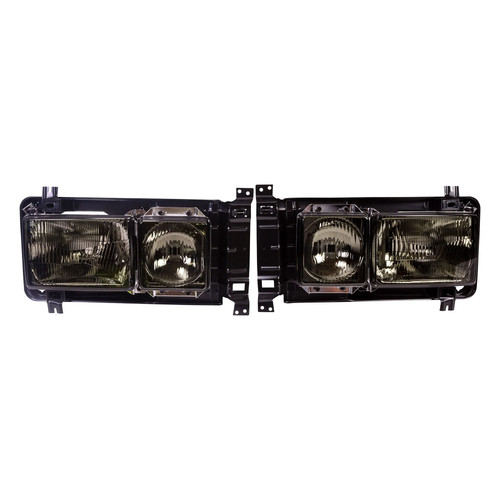Square headlight kit smoked - square,