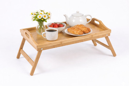 Bamboo serving tray with - bamboo,