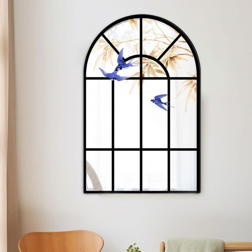 Arched window wall mirror - arched,