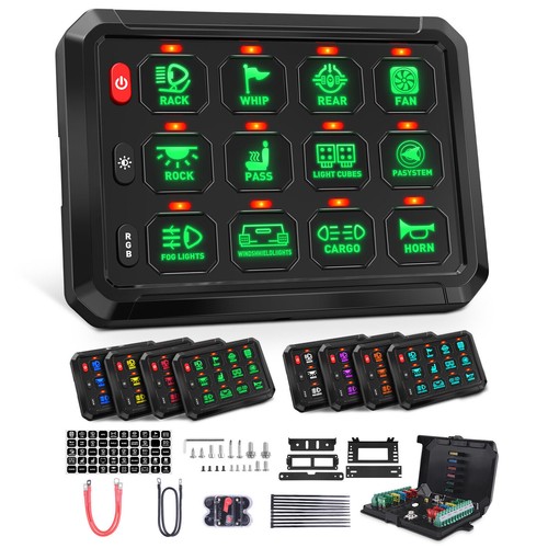 Gang switch panel - gang, rgb