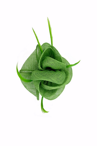 Small flower shaped sinamay - flower,