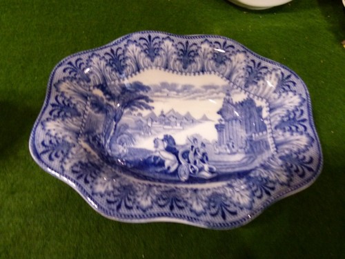 Cauldon blue and white roman - cauldon,