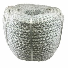 16mm White 8 Strand Nylon