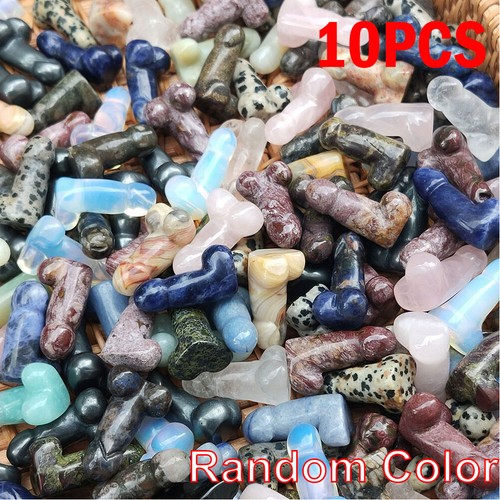 10pcs natural male mini penis - natural,