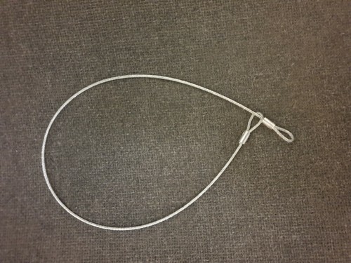 Wire rope lanyard - rope, strop/sling