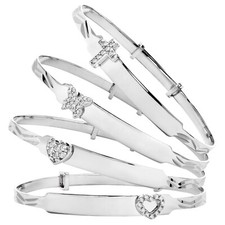 STERLING SILVER BABY BANGLE