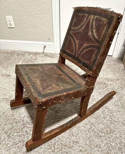 Antique child rocking chair - antique,