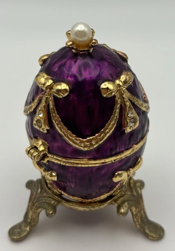 Fabergé style purple enamel - style,