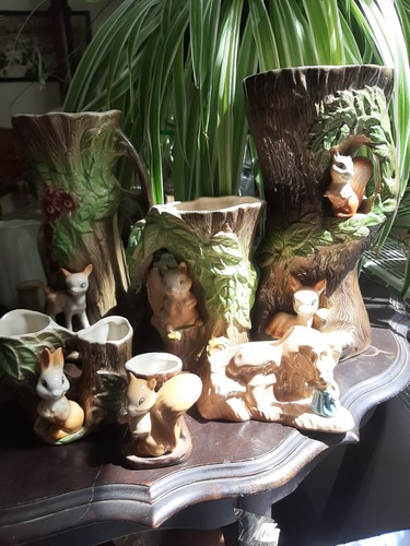 Mixed mid century pottery - , job