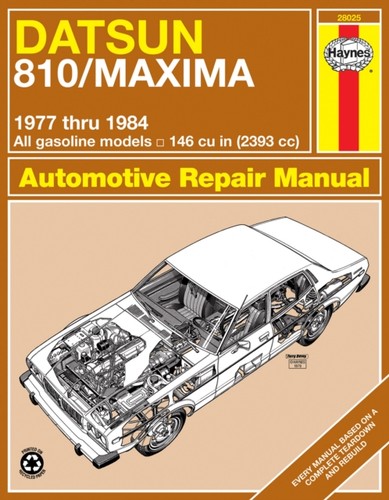 Haynes publishing datsun 810 - haynes,
