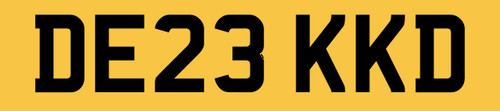 Derek private number plate - private,
