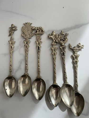 Vintage silver demi tasse - silver,