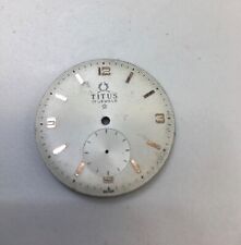 Vintage Titus Watch Dial Face Swiss Made Pre-Owned