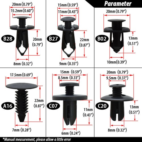 190pc assorted clips with - assorted,