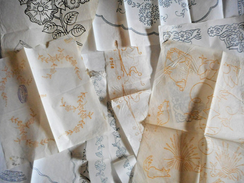 Job lot embroidery - job, iron