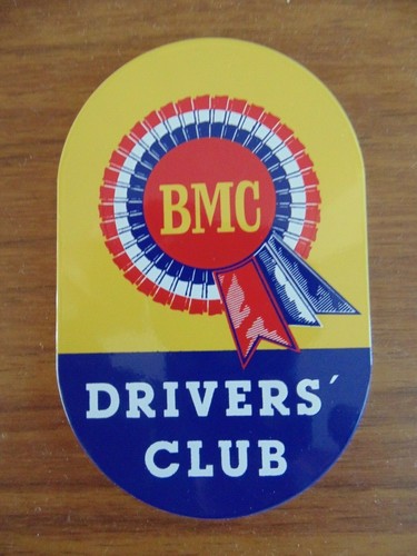 Bmc drivers club badge - drivers,