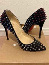 Christian Louboutin spiked heel pump studs EU 34 US 4 Authentic from Japan
