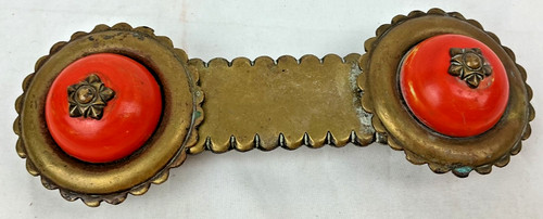 Antique horse brasses pair - brasses,
