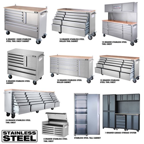 Excel stainless steel roller - stainless,