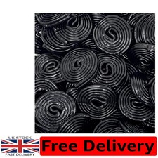Haribo Liquorice Wheels 1kg