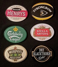 6 X Beer Pump Labels Murpheys