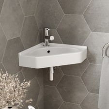 Cloakroom Corner Wall Hung