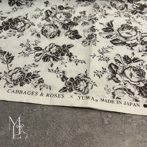 Yuwa cabbages roses gray - cabbages,