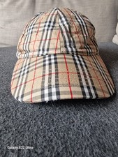 VTG burberry check  hat