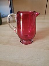 Small Vintage Cranberry Glass