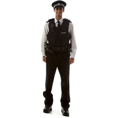 Policeman lifesize cardboard - policeman,