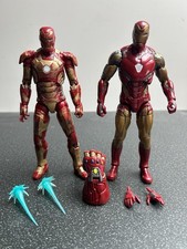 Marvel Legends Iron Man Mark 42 & Mark 85, Iron Man 3, Avengers Endgame Figures