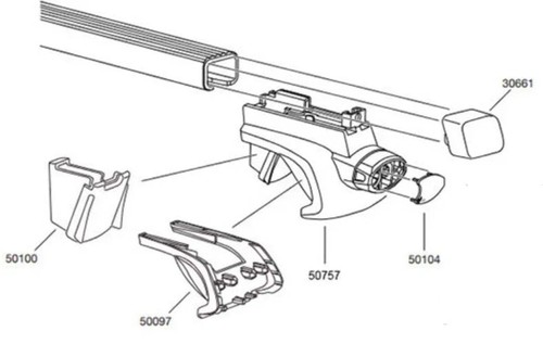 Thule footpack spares 757 - thule,